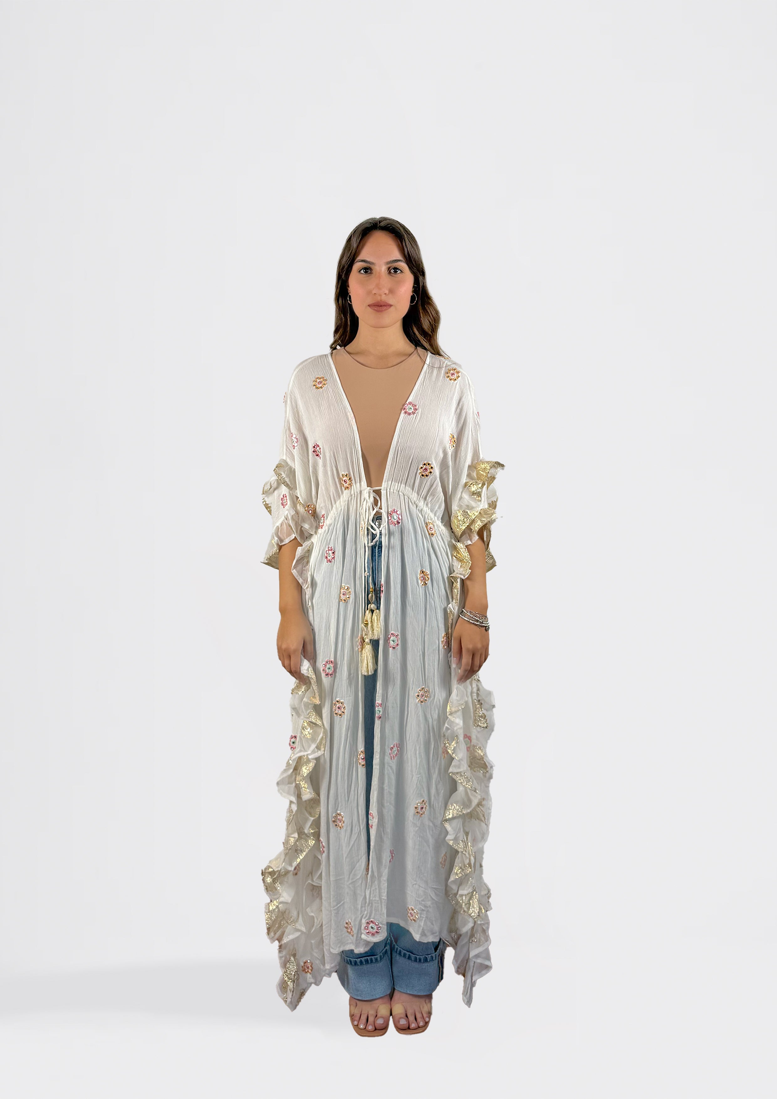 Boho Bloom Kimono