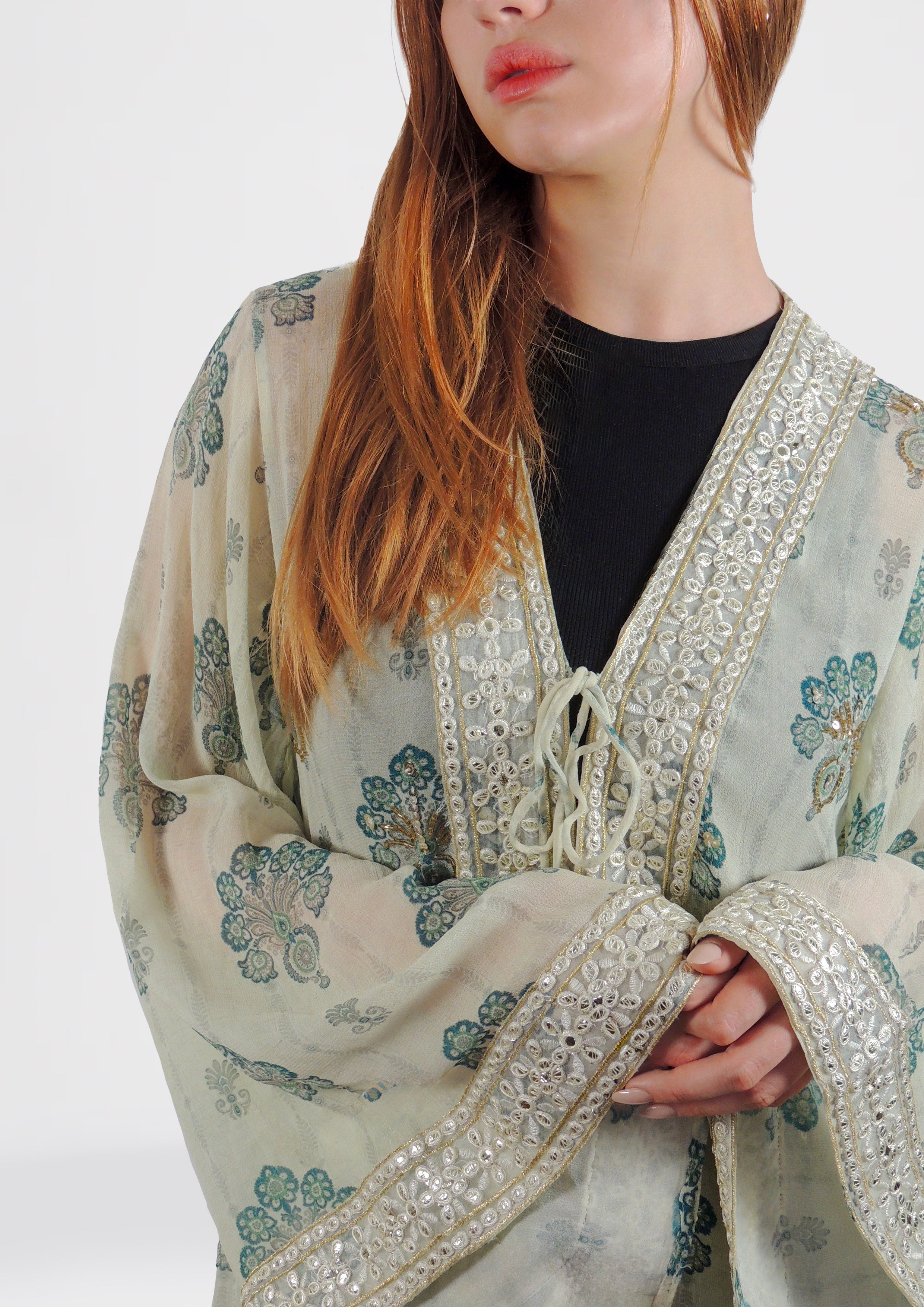 Opaline Embroidered Kimono