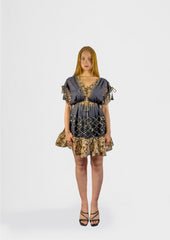 Ophelia Embellished Mini Dress