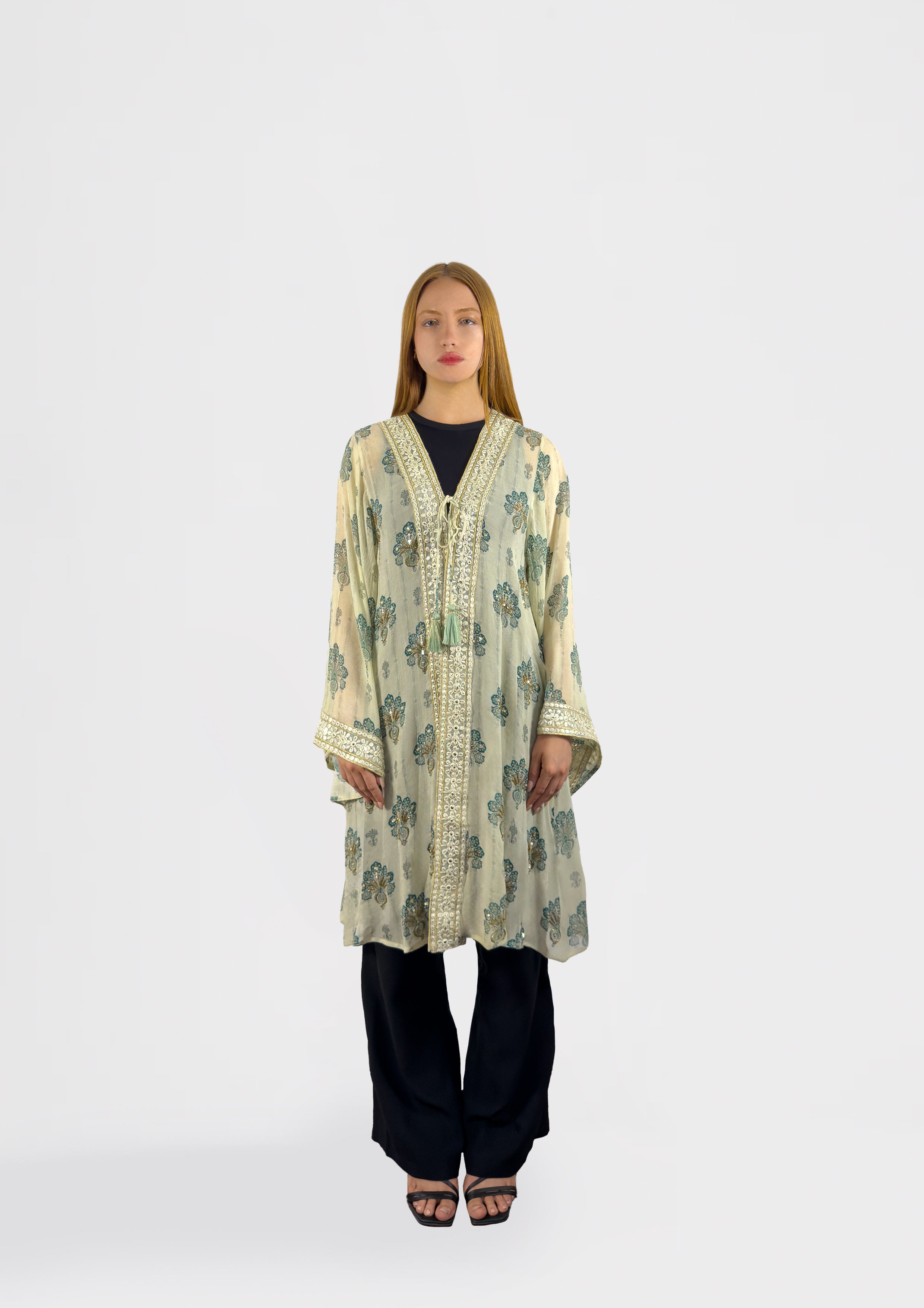 Opaline Embroidered Kimono