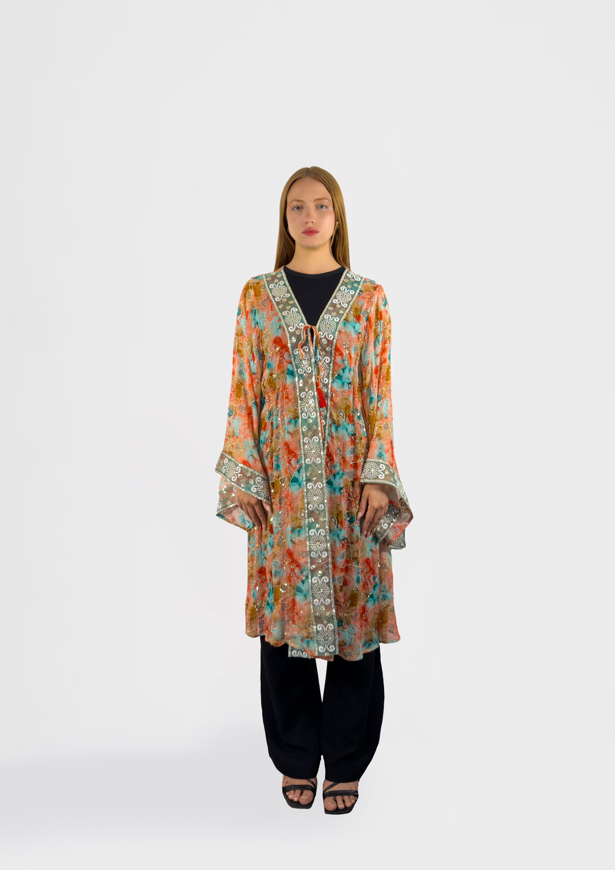 Opaline Embroidered Kimono