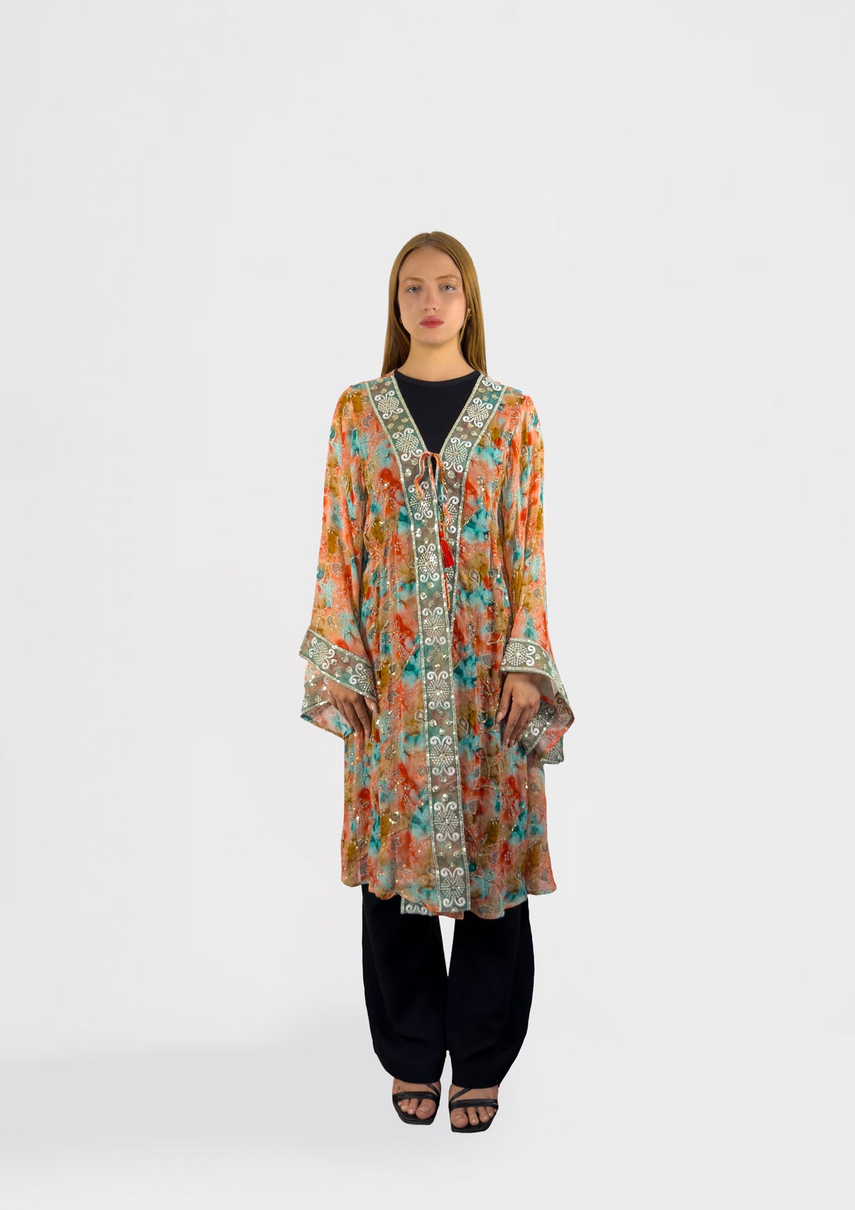 Opaline Embroidered Kimono