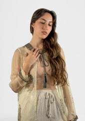 Sahara Mist Embellished Duster