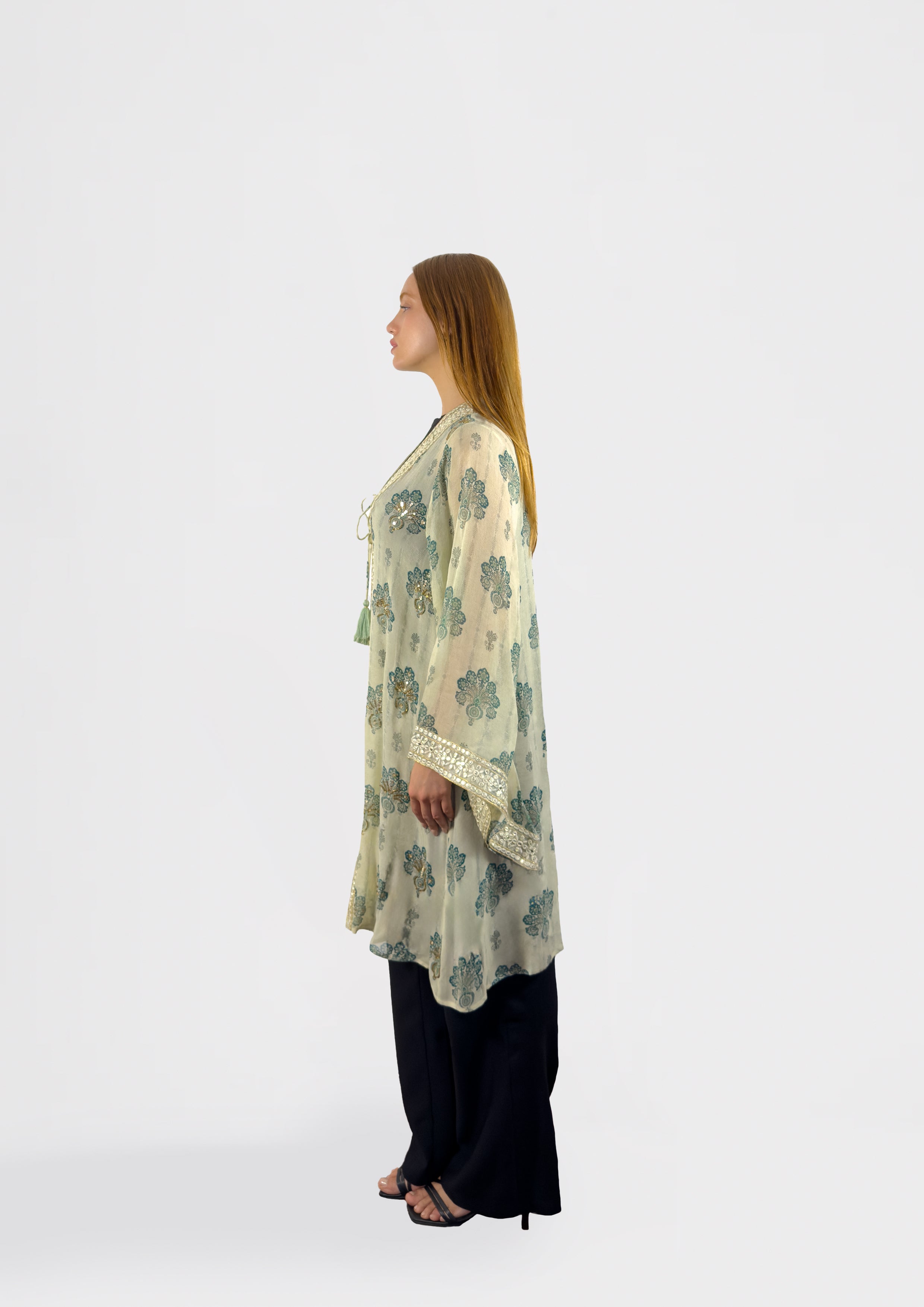 Opaline Embroidered Kimono